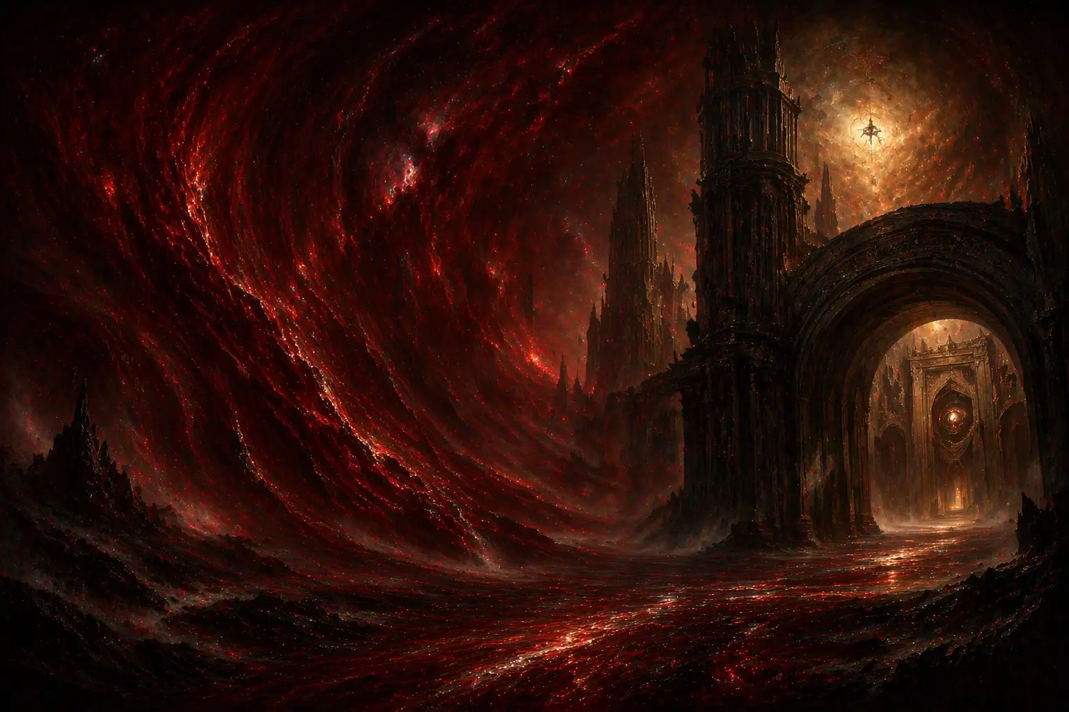 Lythrorroas, the Cosmic Bloodstream