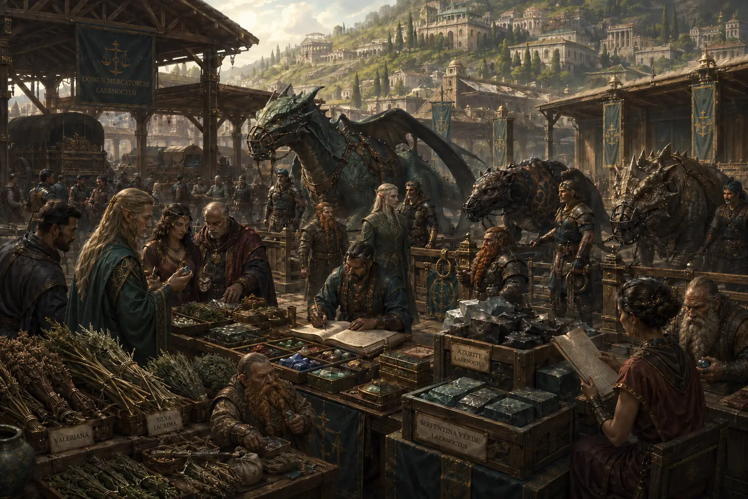 Laernoctian Economy and Services