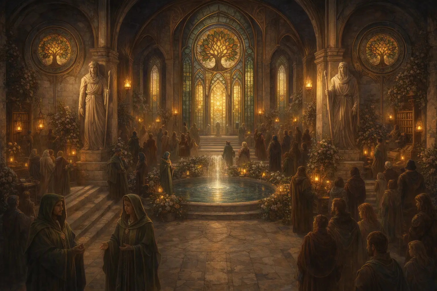 Clergy and Temples
