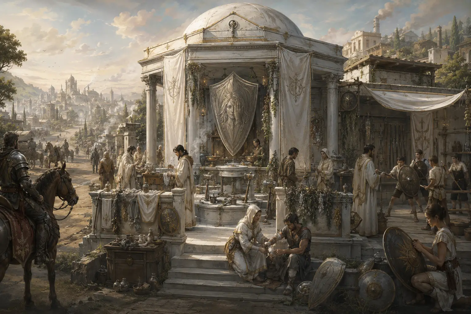 Clergy and Temples