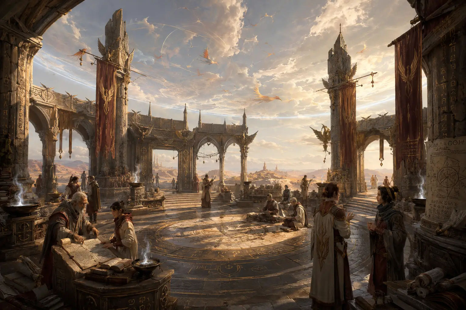 Clergy and Temples