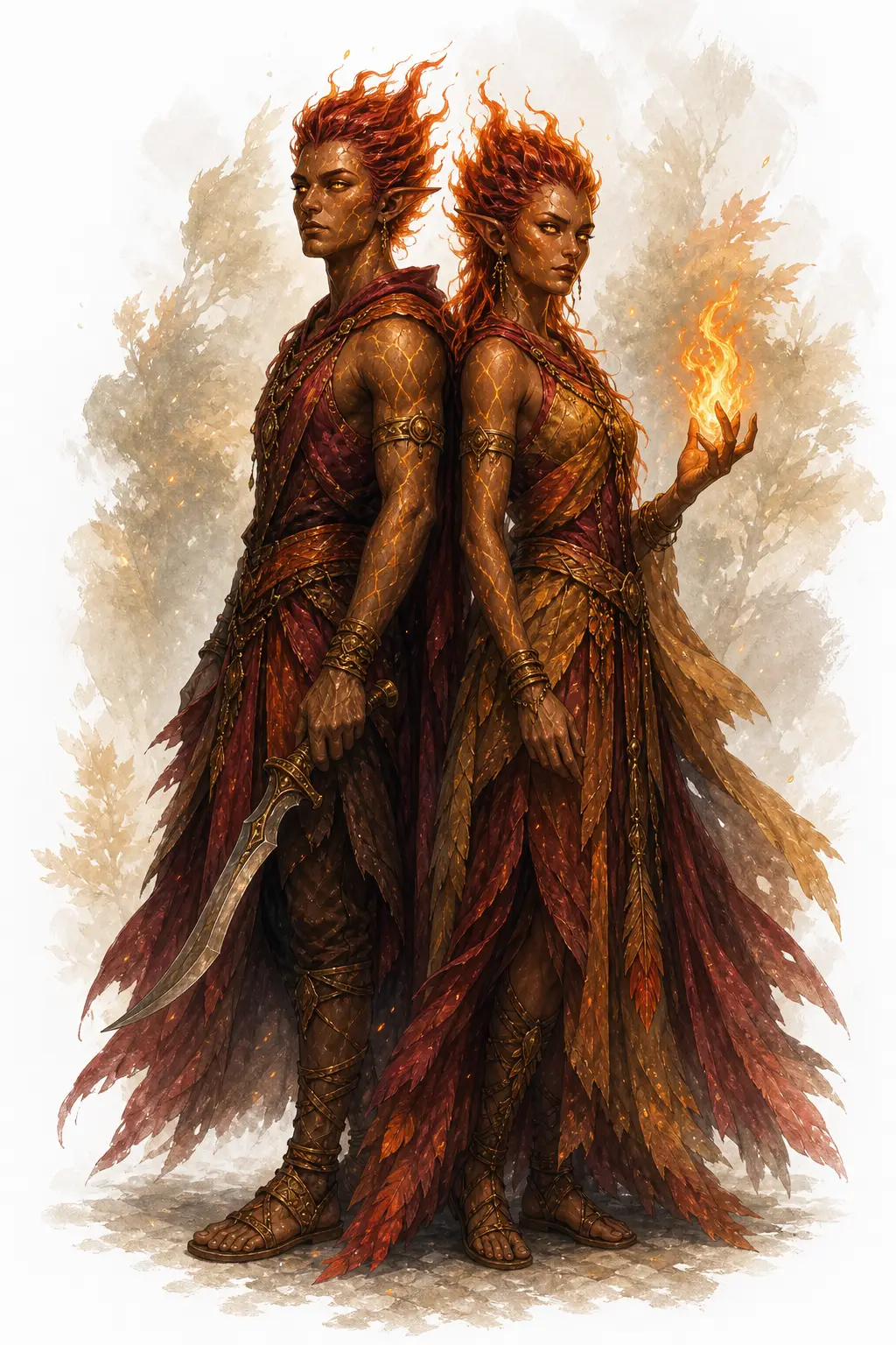 Pyrekin — Species